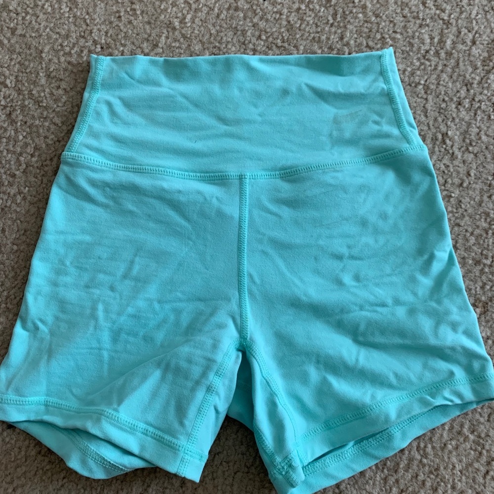 High waisted, squat-friendly workout shorts!